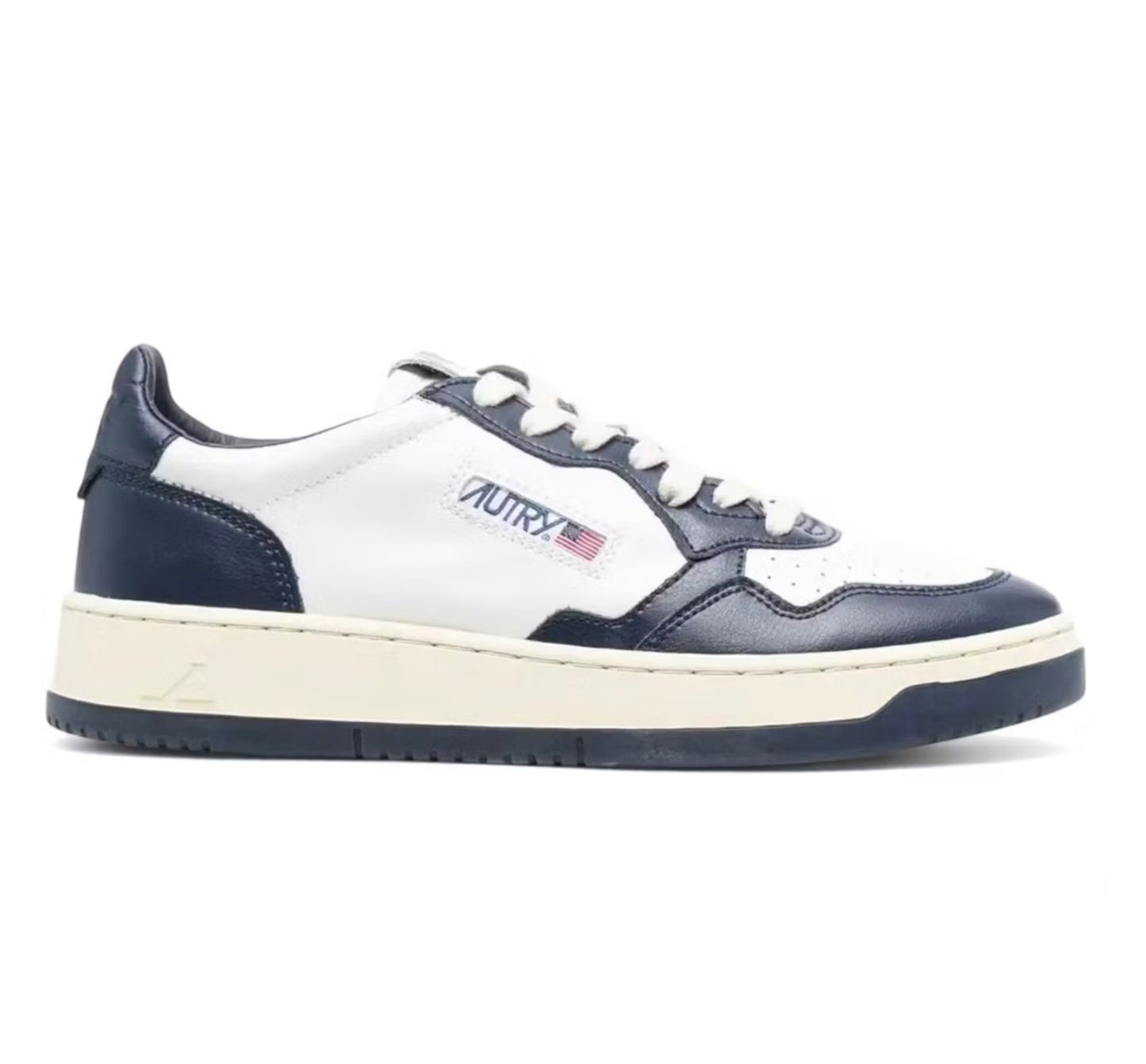Autry Medalist panelled leather sneakers